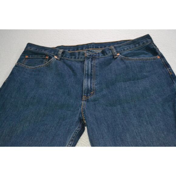 Levis 550 Jeans Mens Size 40 x 30 Straight Relaxed Fit Blue Cotton - Picture 6 of 7